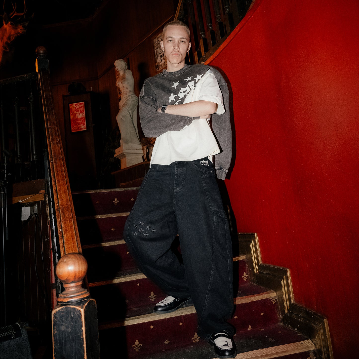 SINNERS DENIM - BLACK