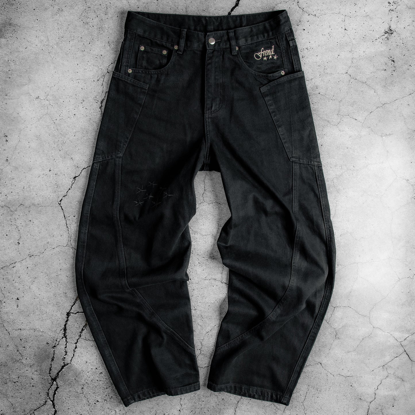 SINNERS DENIM - BLACK