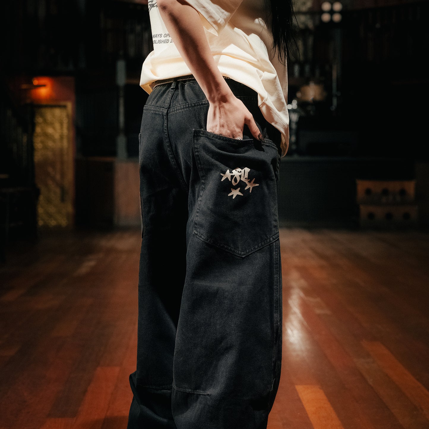 SINNERS DENIM - BLACK