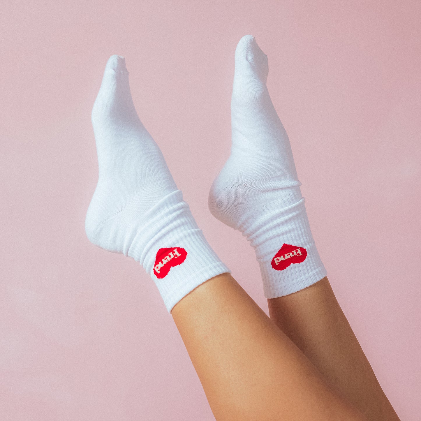 HEARTBREAKER CREW SOCKS TRIO - STRAWBERRIES & CREAM