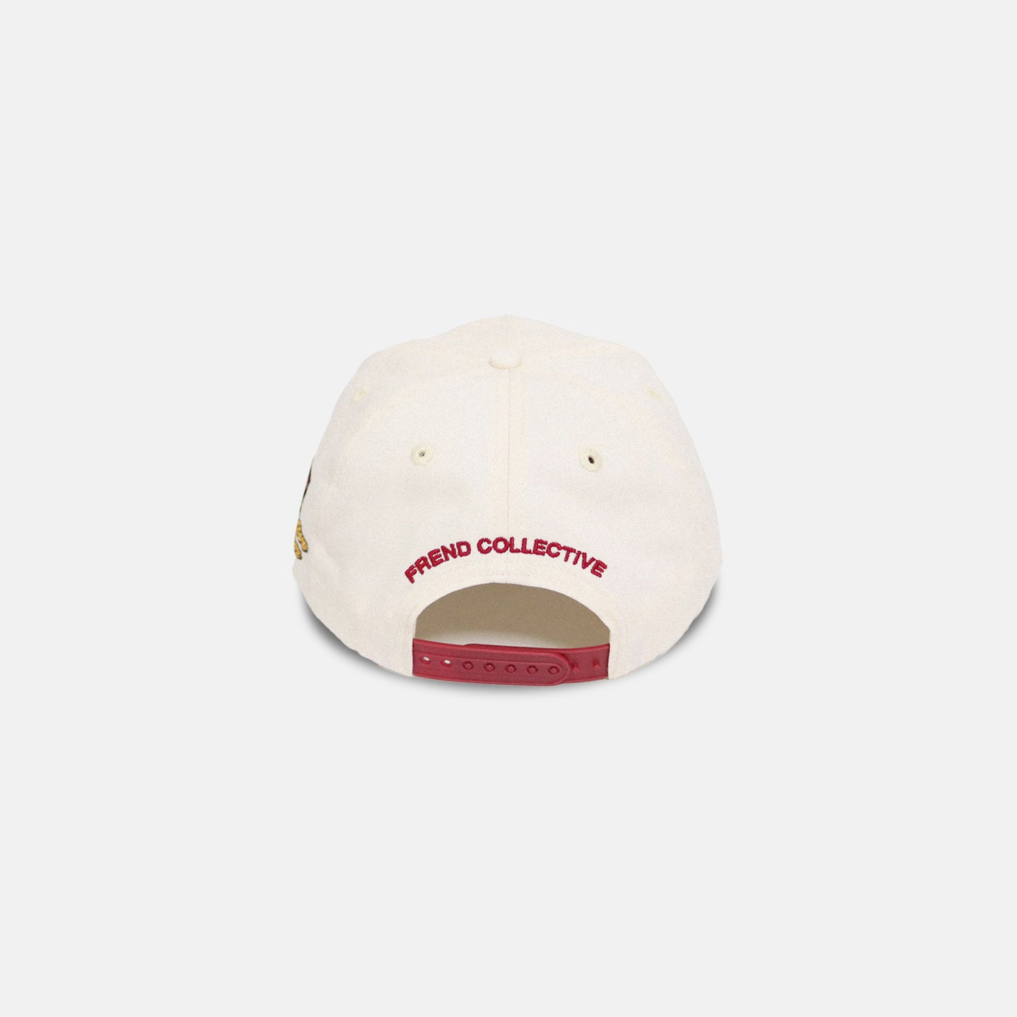 FREND MOTOR OIL - 5 PANEL CAP - CREAM/CHERRY