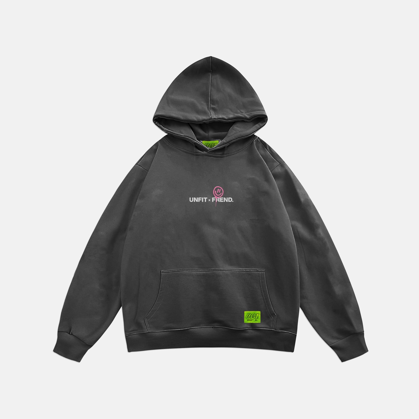 FREND X UNFIT HOODIE CHARCOAL