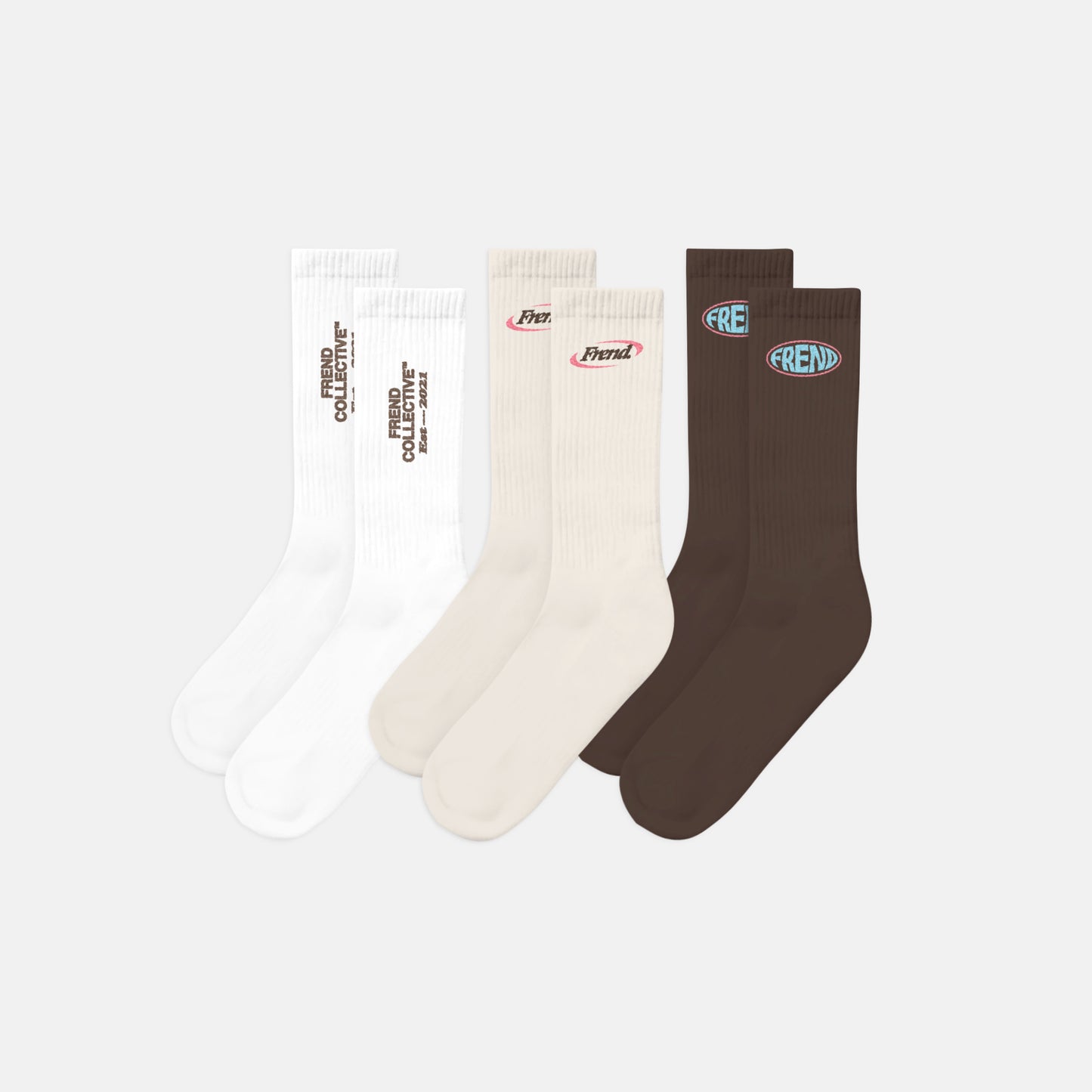 NO-VACANCY CREW SOCKS TRIO