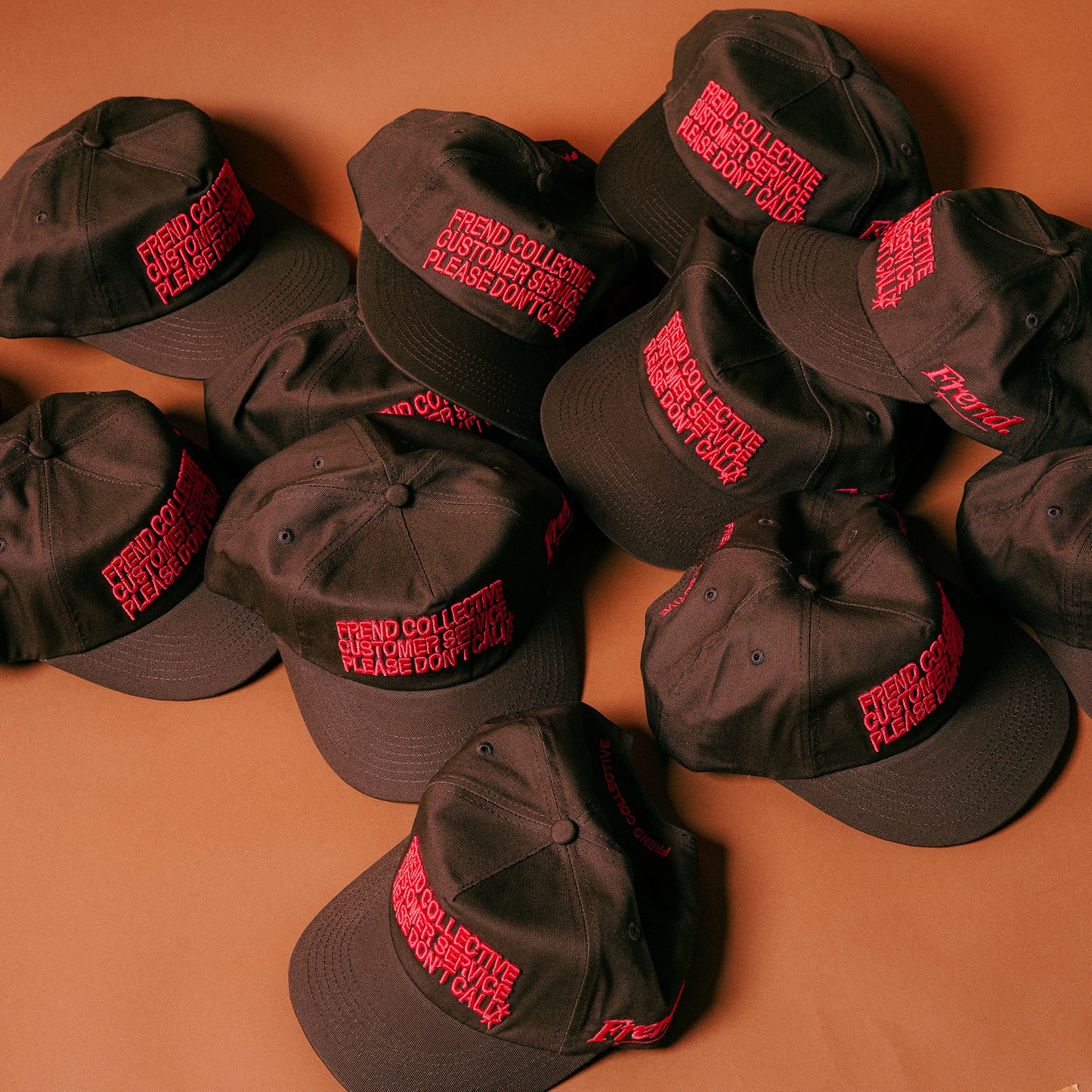 PLEASE DON'T CALL - 5 PANEL CAP - COFFEE