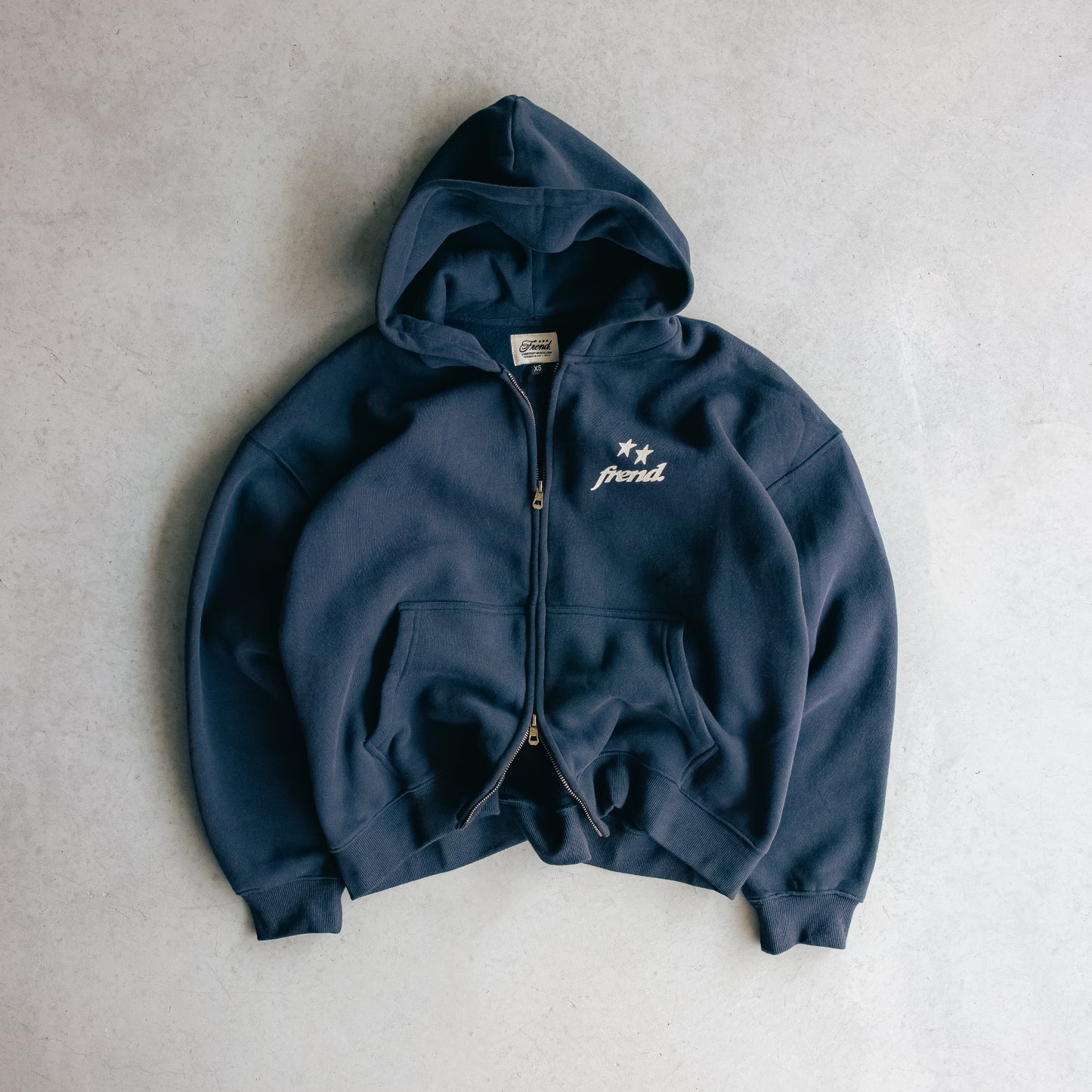 FRUIT MARKET ZIP HOODIE - OCEAN