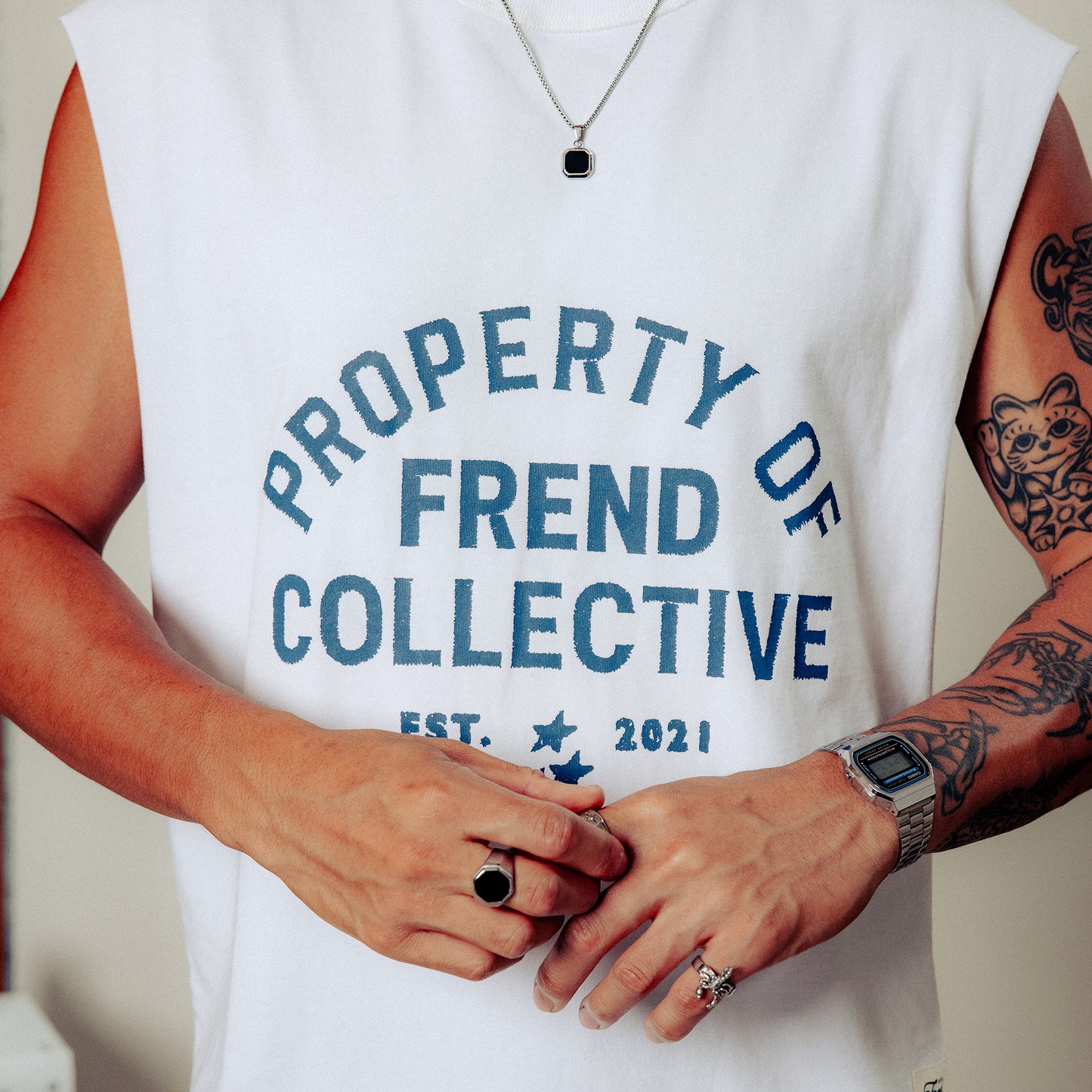 PROPERTY OF FREND TANK - CHALK