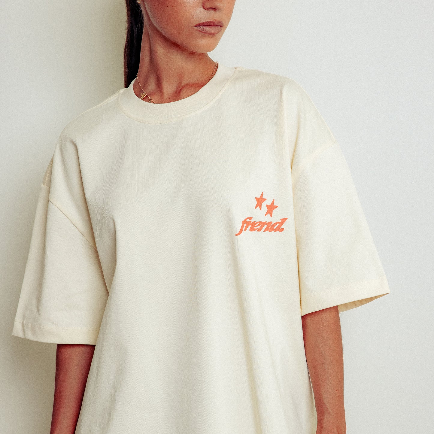FRUIT MARKET TEE - CREAM