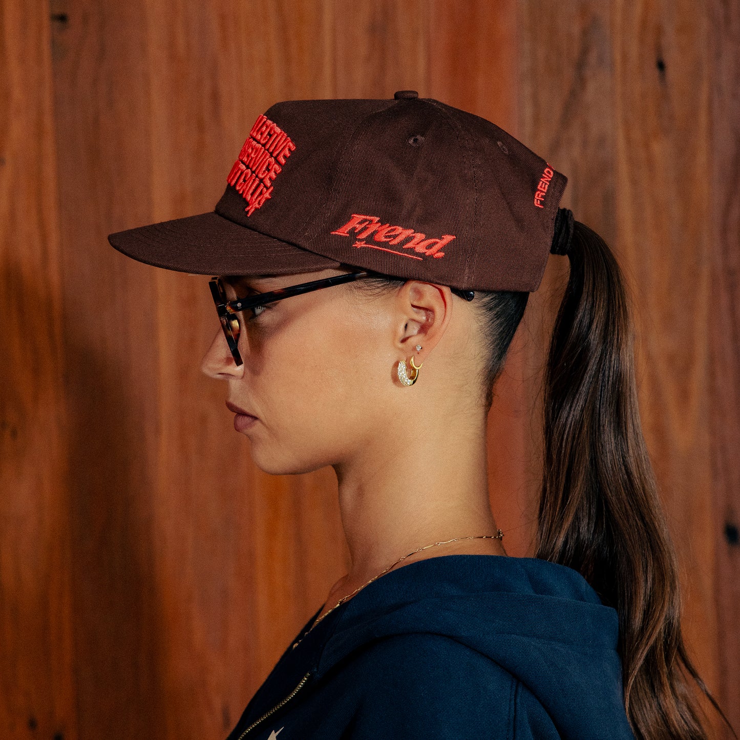 PLEASE DON'T CALL - 5 PANEL CAP - COFFEE