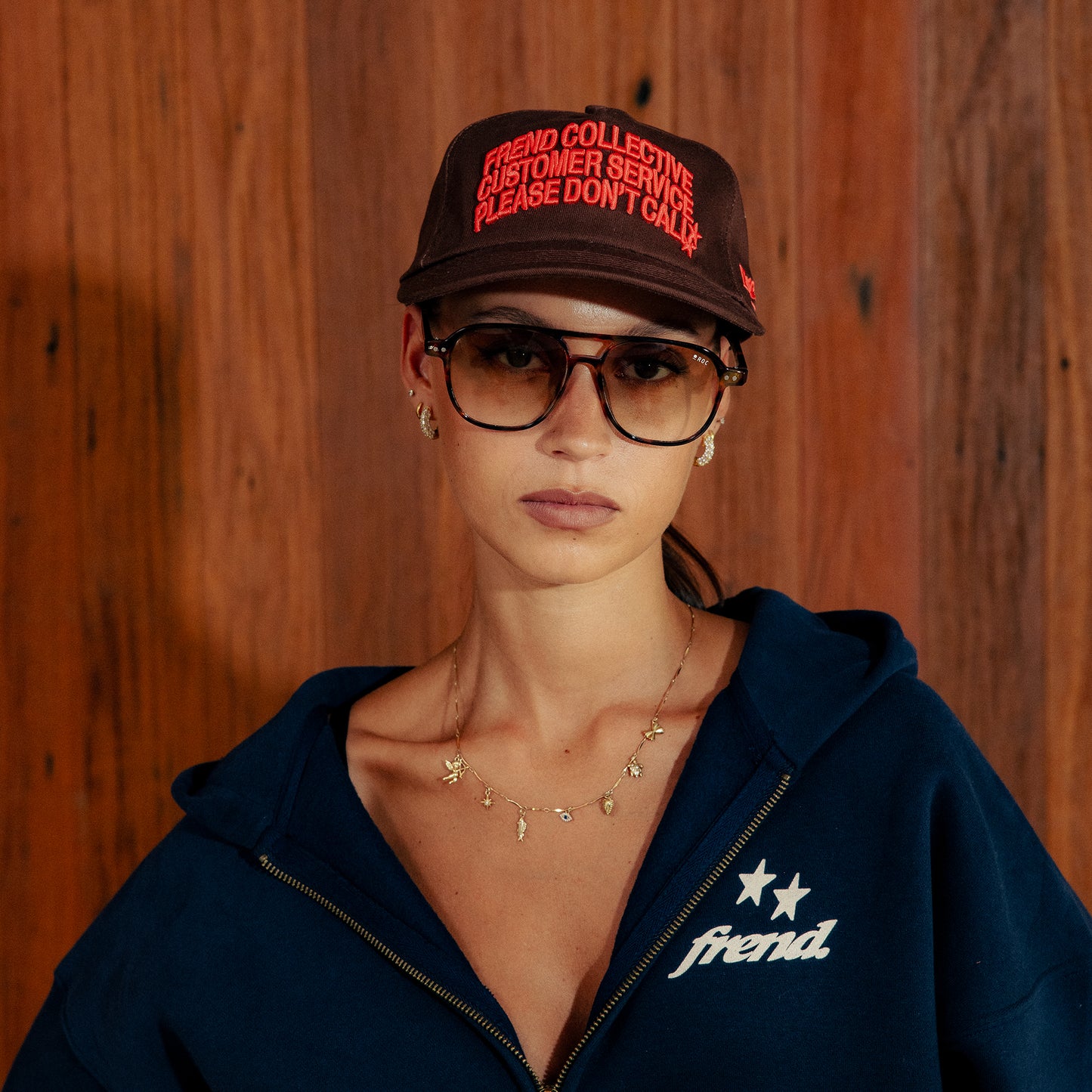 PLEASE DON'T CALL - 5 PANEL CAP - COFFEE