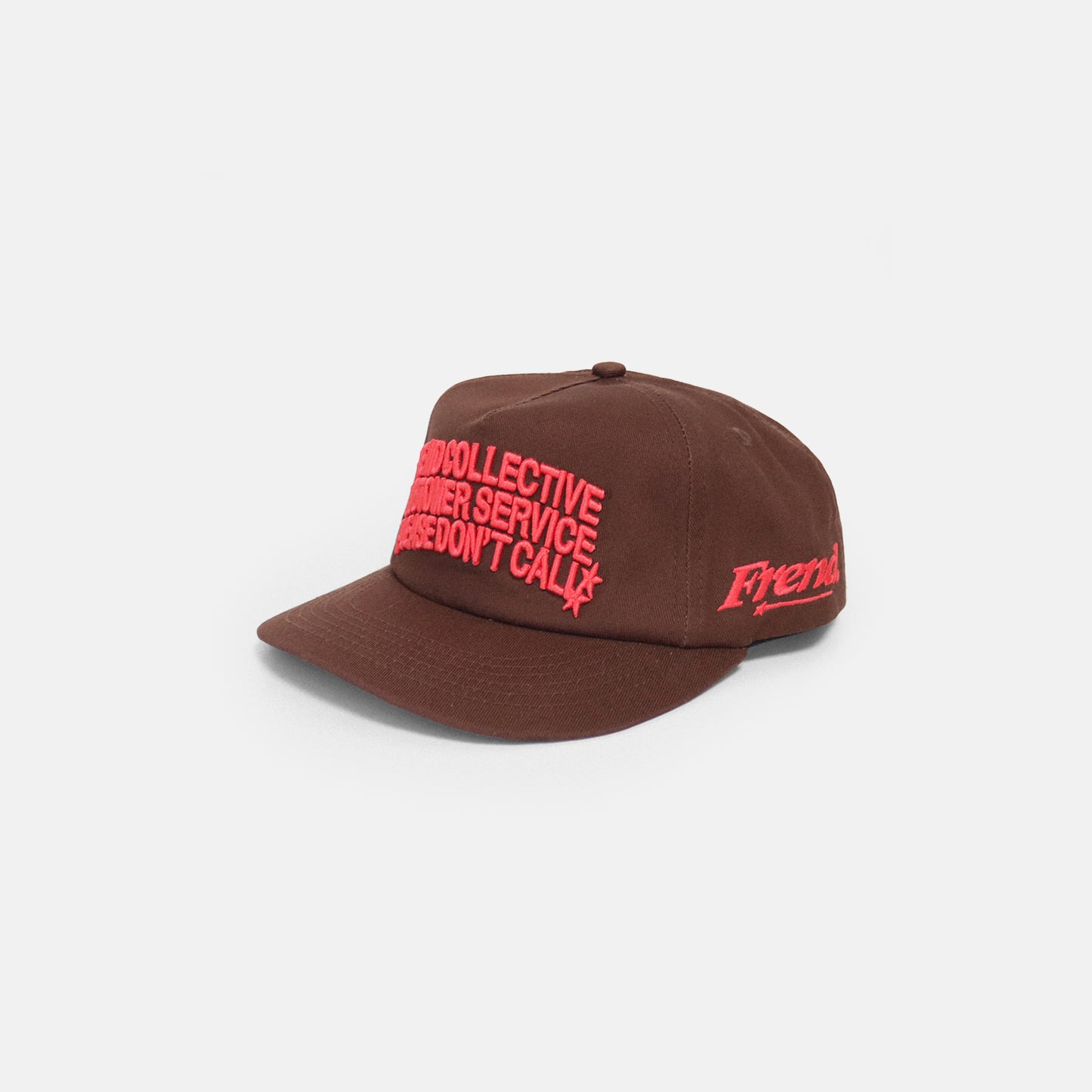 PLEASE DON'T CALL - 5 PANEL CAP - COFFEE