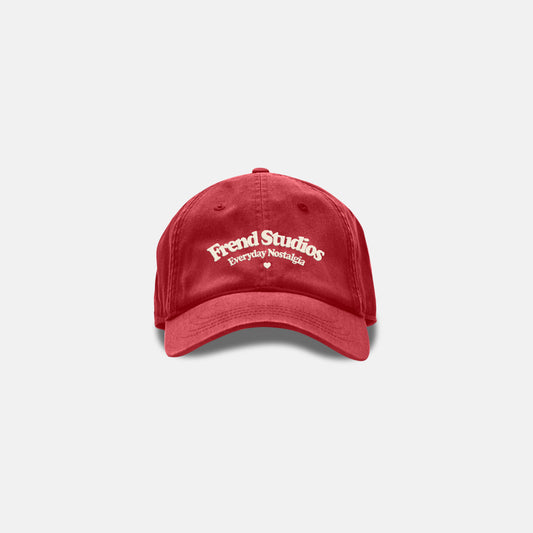 FREND STUDIOS DAD CAP - CHERRY