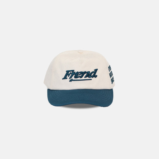 FREND EVERYDAY - 5 PANEL CAP - TEAL/CREAM