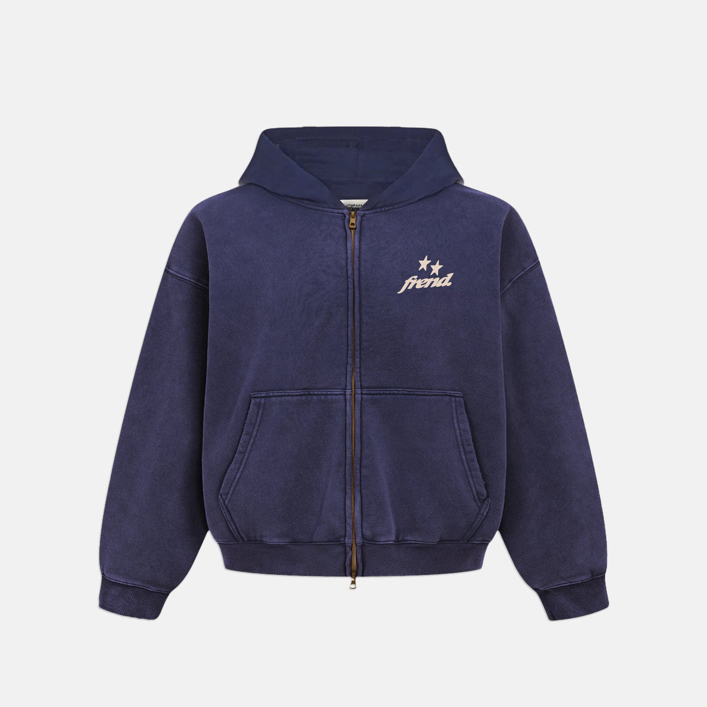 FRUIT MARKET ZIP HOODIE - OCEAN