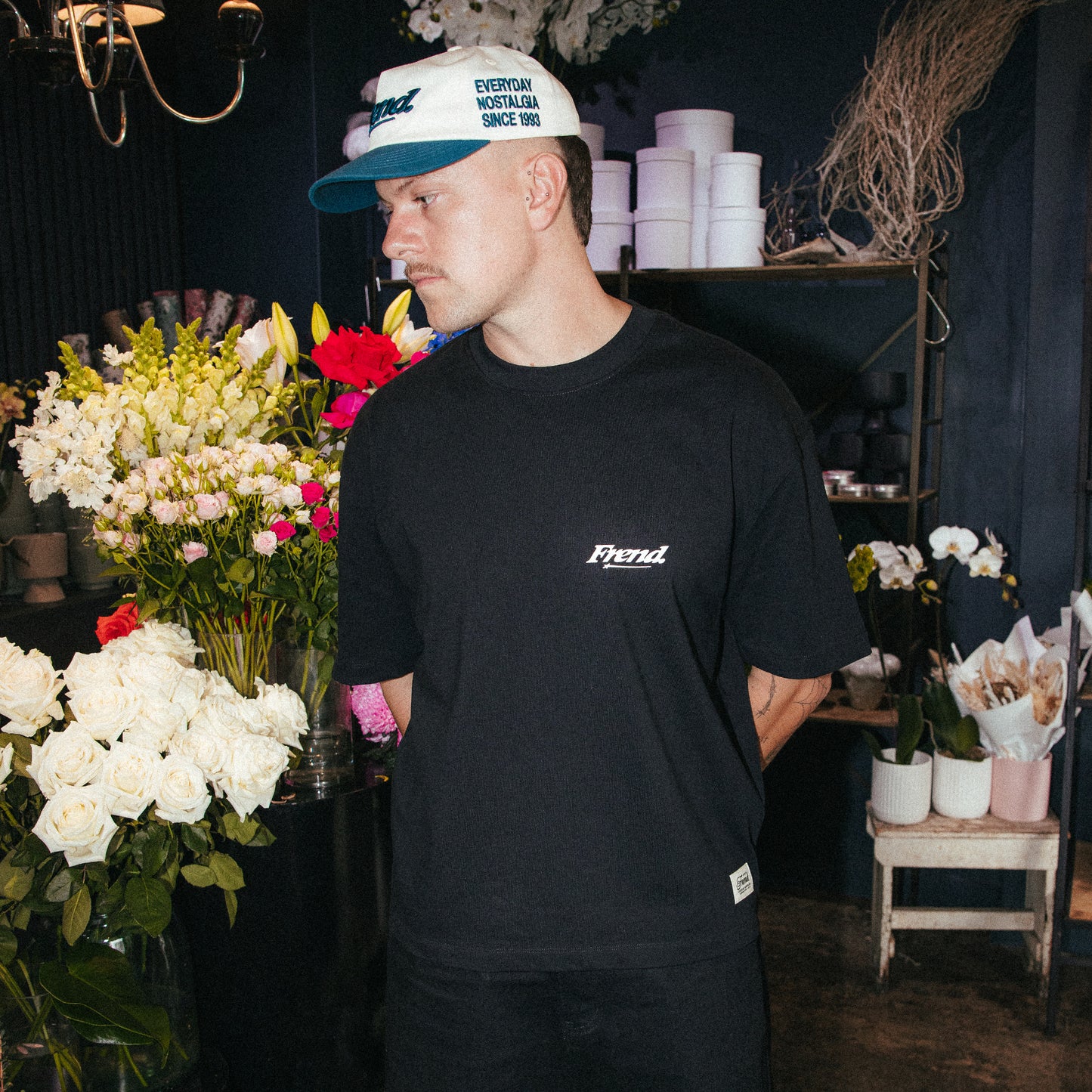 FREND EVERYDAY FLORAL - BLACK