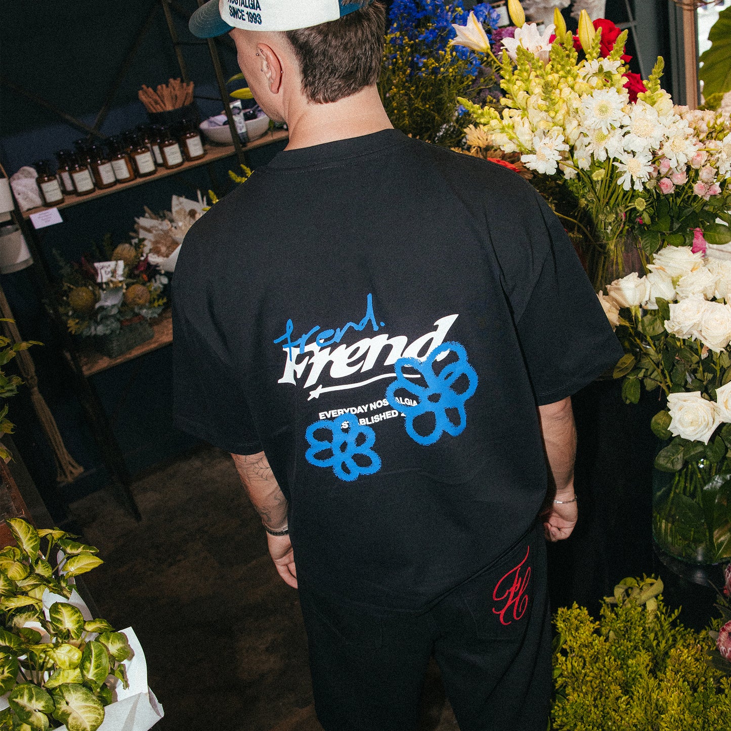 FREND EVERYDAY FLORAL - BLACK