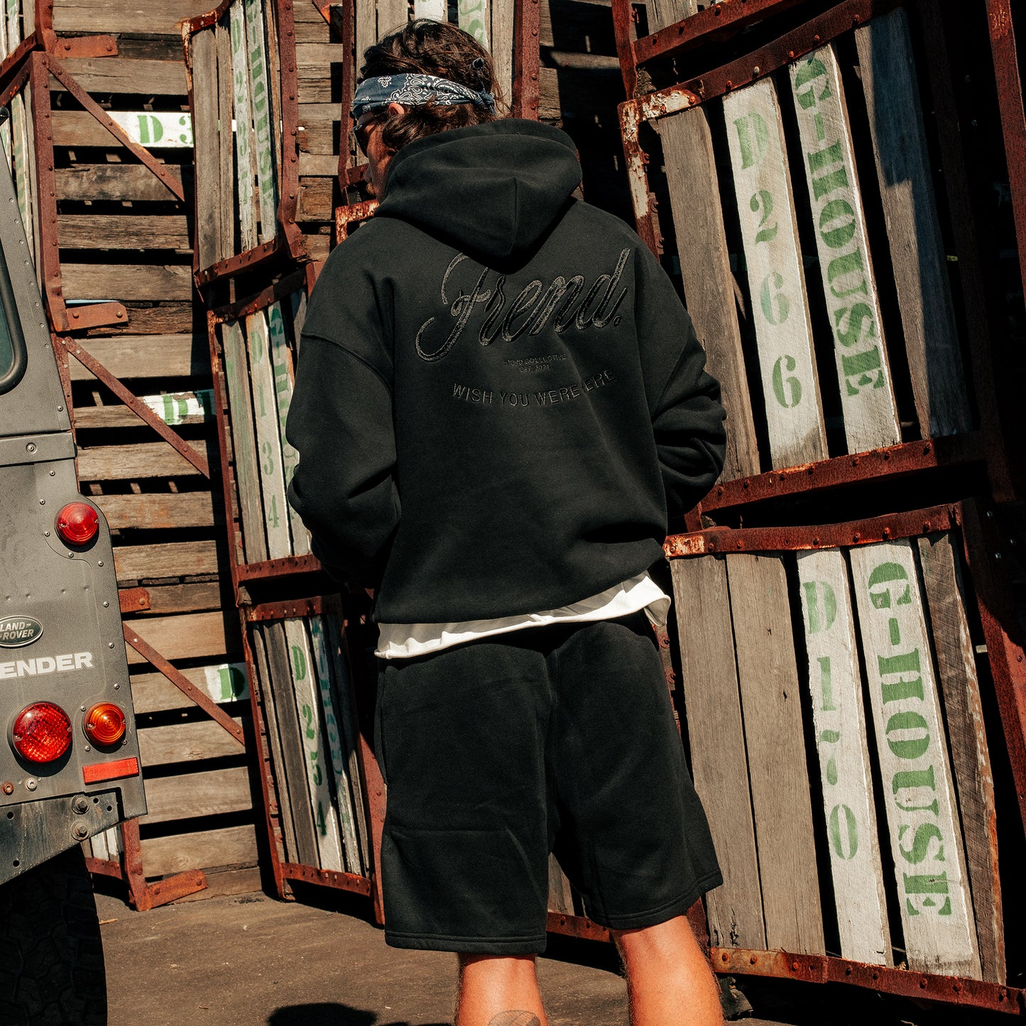 FREND EVERYDAY LOUNGE SHORTS - BLACK