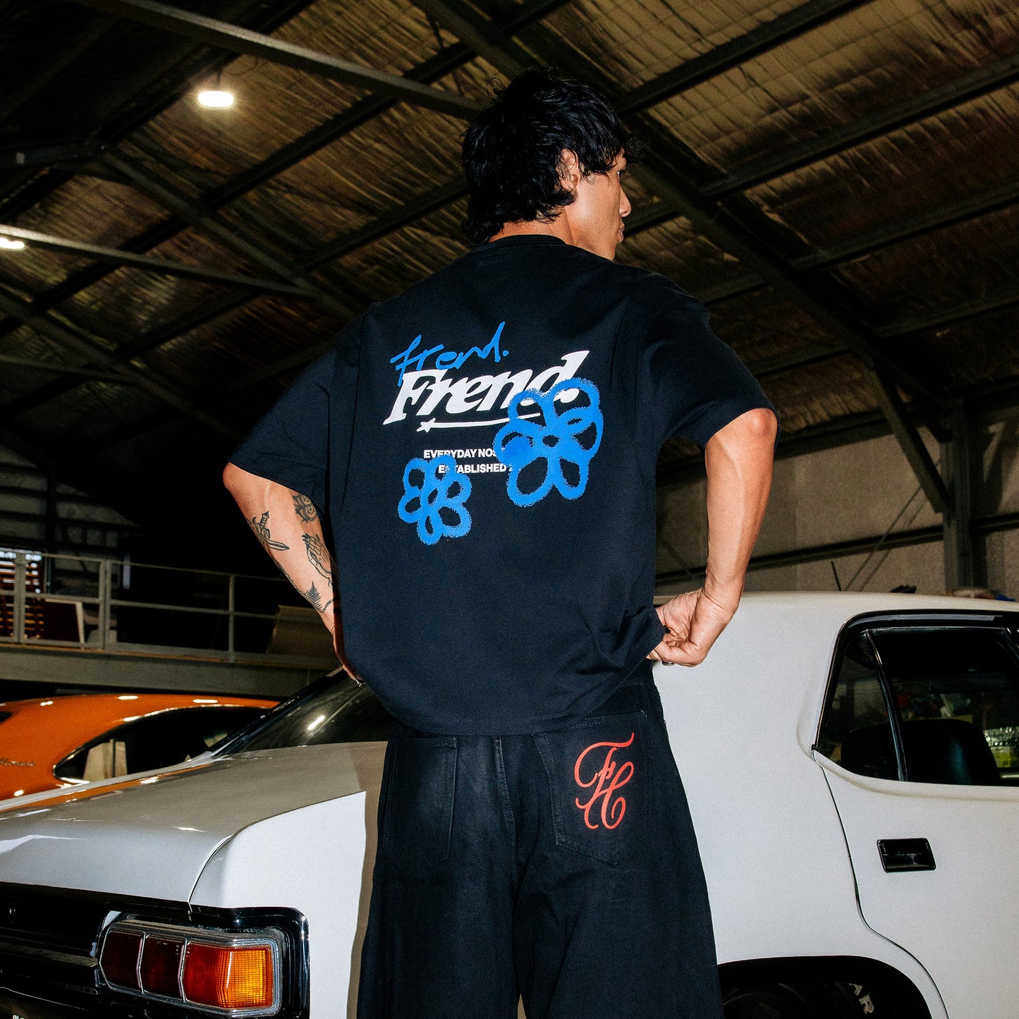 FREND EVERYDAY FLORAL - BLACK