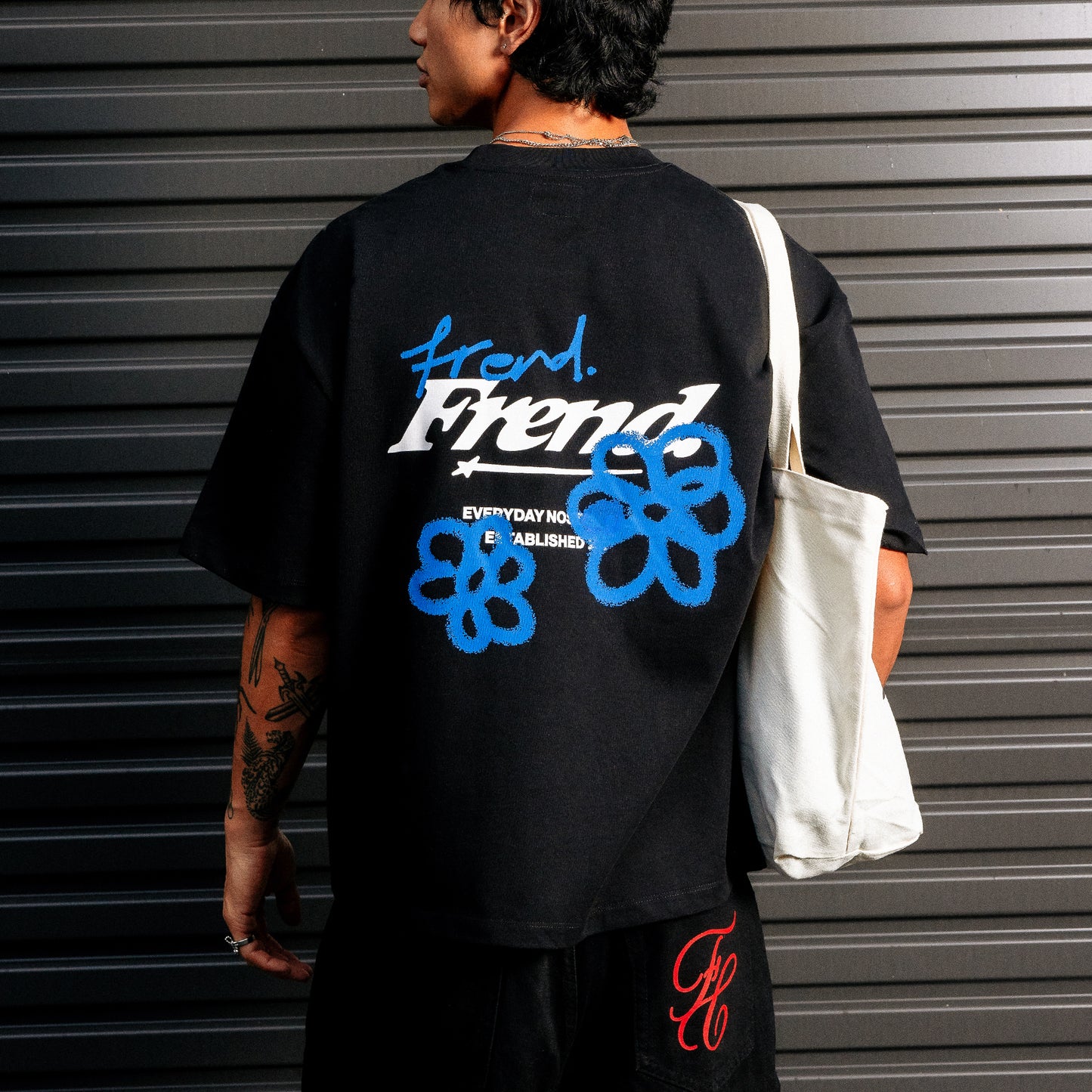 FREND EVERYDAY FLORAL - BLACK