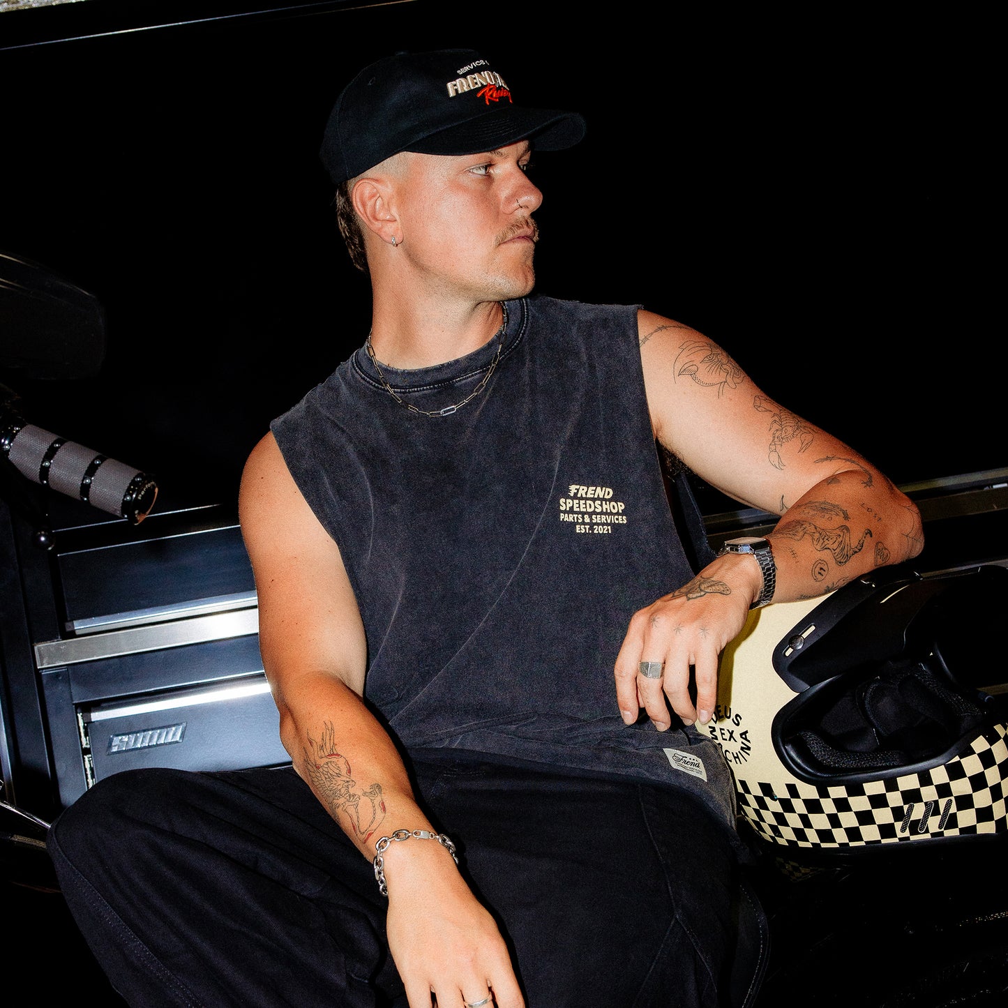 FREND SPEEDSHOP - WASHED CHARCOAL