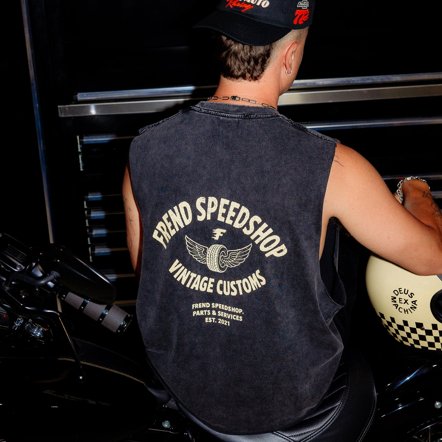 FREND SPEEDSHOP - WASHED CHARCOAL