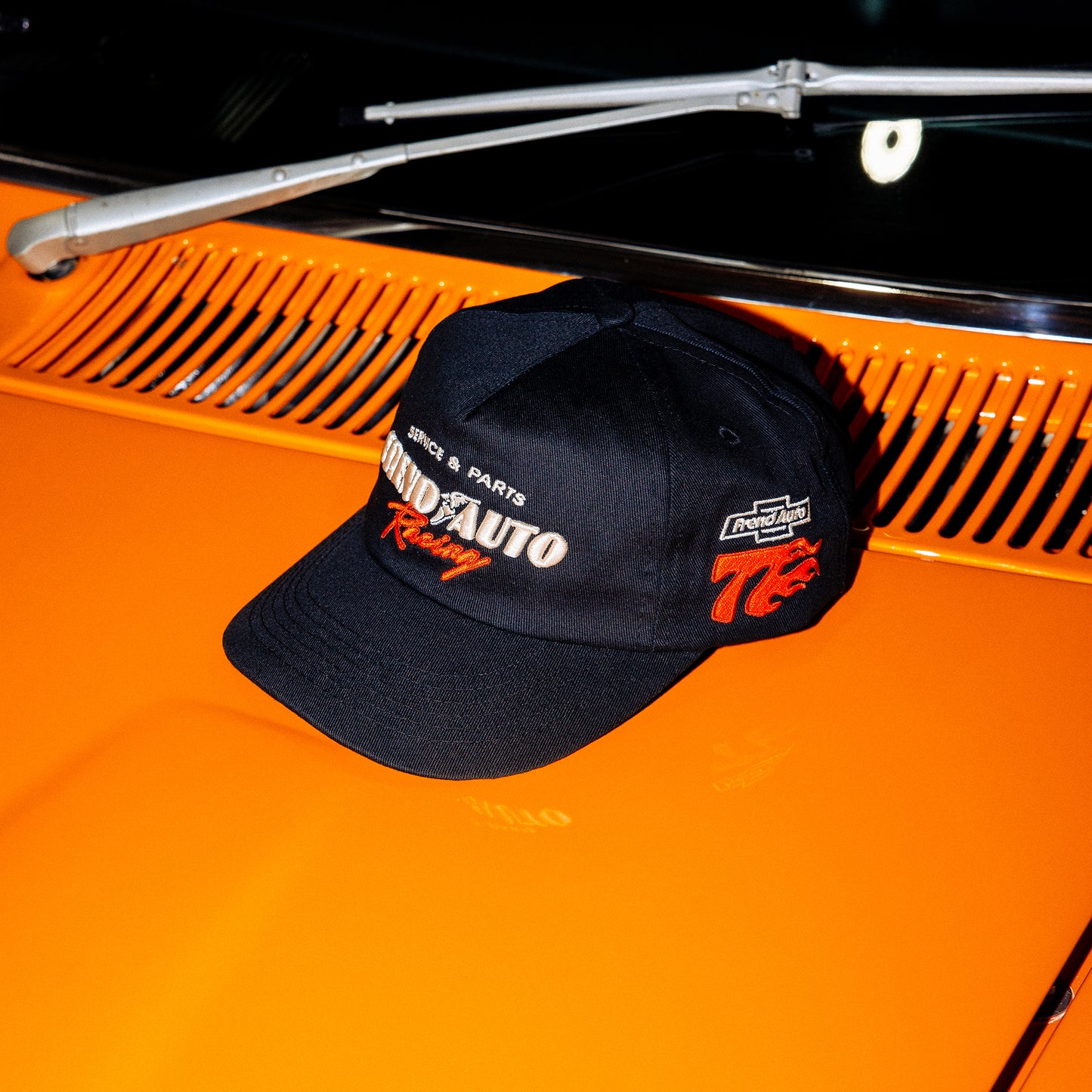 FREND RACING - 5 PANEL CAP - BLACK