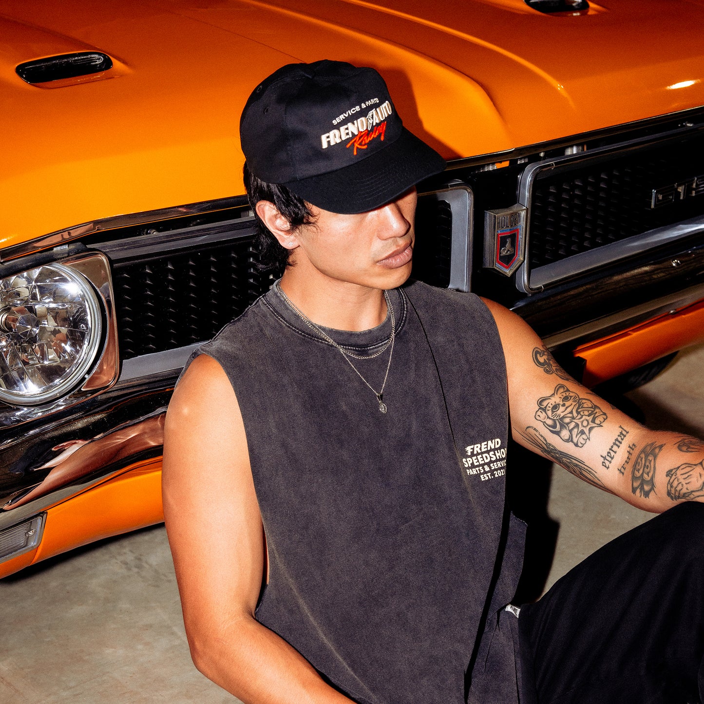 FREND SPEEDSHOP - WASHED CHARCOAL