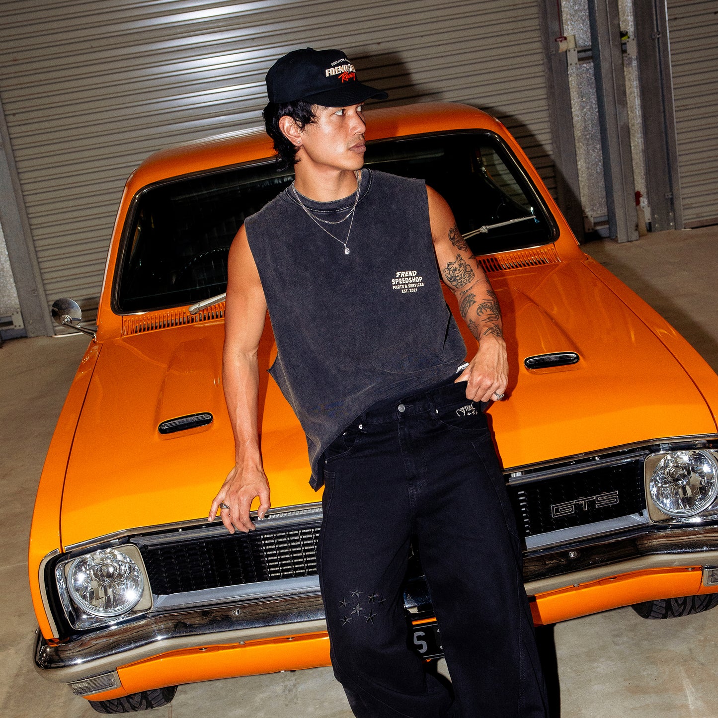 FREND SPEEDSHOP - WASHED CHARCOAL