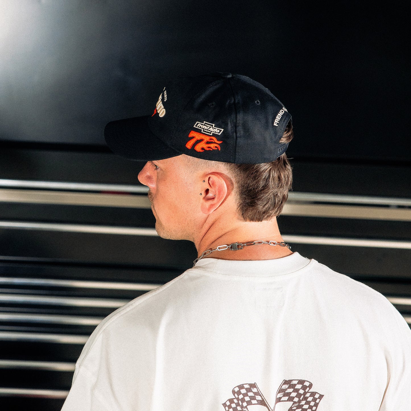 FREND RACING - 5 PANEL CAP - BLACK