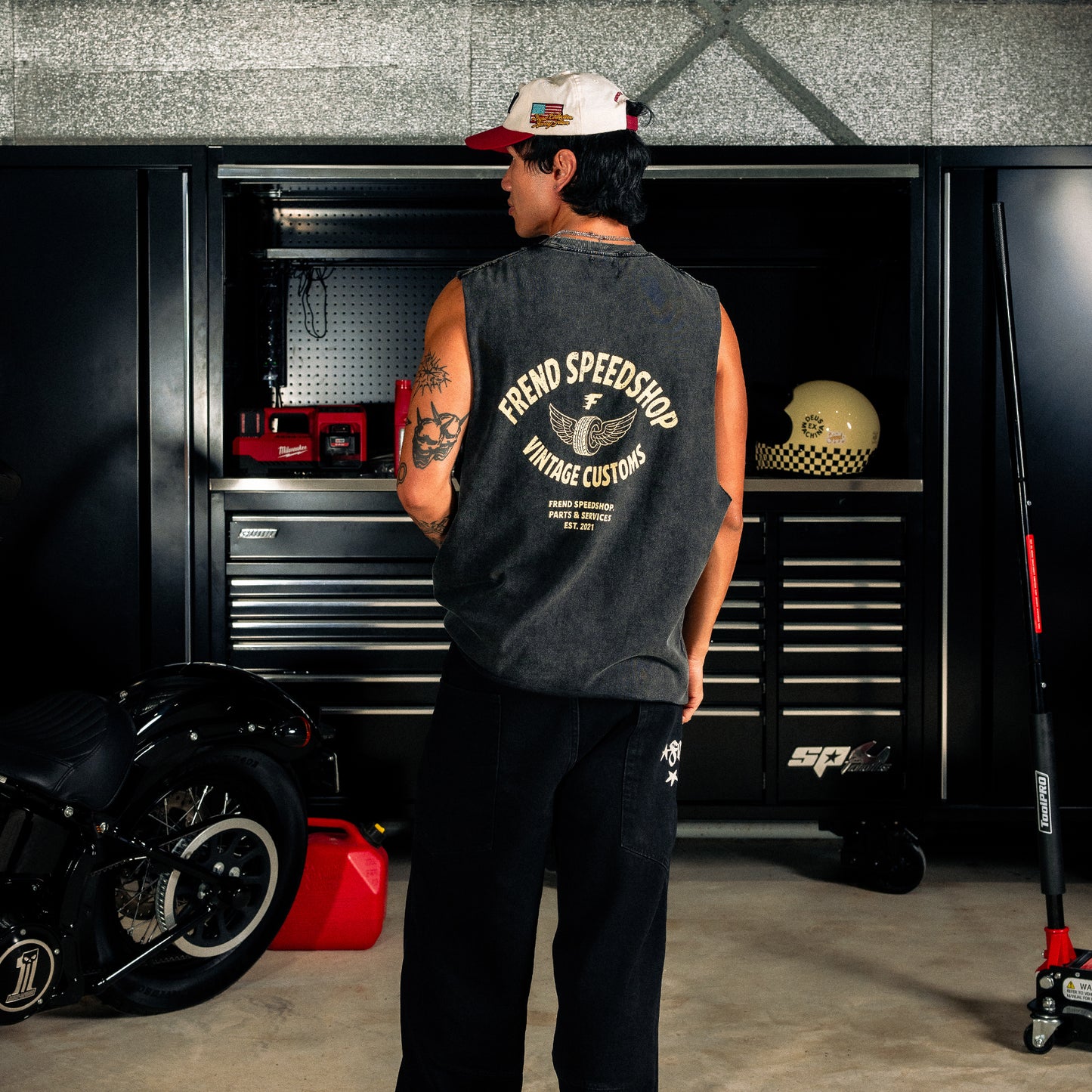 FREND SPEEDSHOP - WASHED CHARCOAL